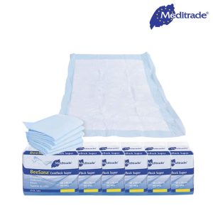 BeeSana Comflock Super – Krankenunterlagen aus Zellstoffflocken 60 x 60 cm – 25 Stk